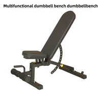 Banc de musculation multifonctionnel et réglable avec développateur de jambes et machine à biceps pour exercices d'isolation musculaire