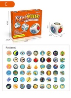 Juguetes educativos para niños, juego interactivo, dados de historia, contar historias en combinaciones aleatorias, cubos de historia, juguetes para jugar con bebés
