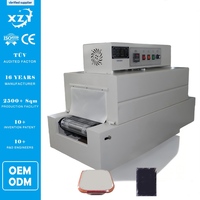 Mini tunnel de rétraction thermique à circulation interne, équipement de rétraction de film POF PE PVC pour l'emballage de petites boîtes en carton