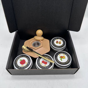Kit de fumage pour cocktails en gros avec torche, 6 saveurs de copeaux de bois, ensemble d'infusion fumée pour whisky Old Fashioned, boissons, bourbon, vin B - Product Image 2