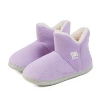 Nouvelles Bottes d'Hiver Femme Confortables, Chaudes et Douces pour l'Intérieur, en Peluche Respirante, Idéales pour la Maison – Cadeaux de Noël 2026, Meilleures Ventes