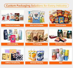 Bolsas de Embalaje Personalizadas con Impresión en Huecograbado, Bolsas de Plástico con Cierre Zip para <span class=keywords><strong>Salchichas</strong></span> Alemanas <span class=keywords><strong>Bratwurst</strong></span> - Product Image 3