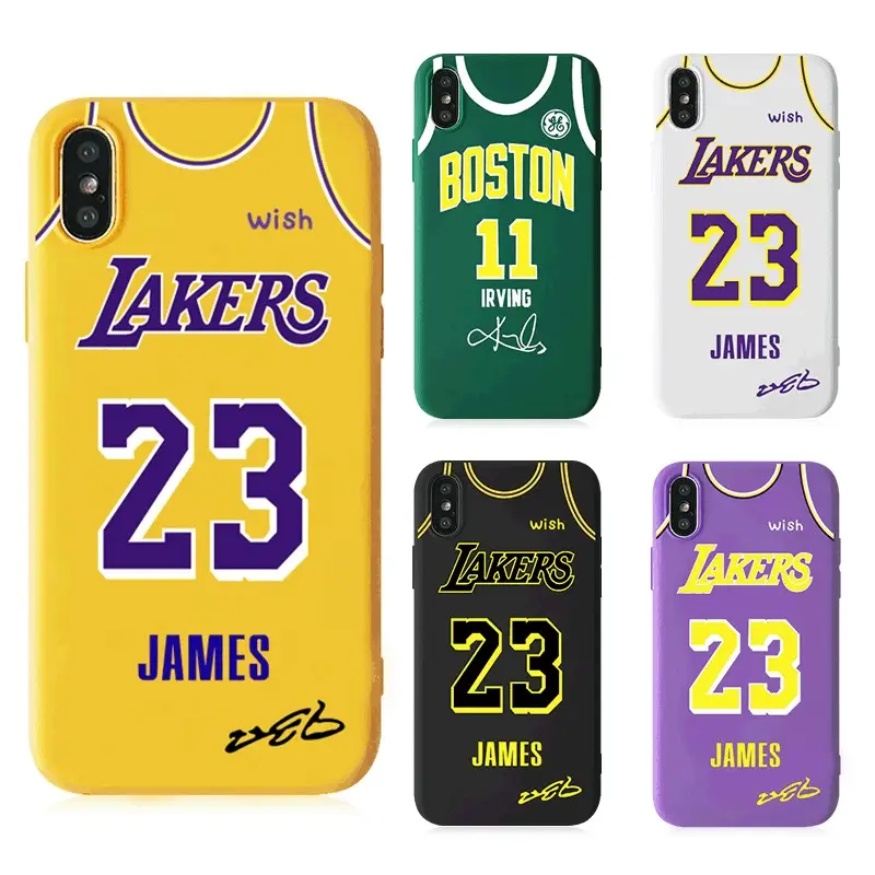 Basketbol oyuncusu özel tasarlanmış telefon iphone kılıfları 6 7 8p x xr max 11 pro max, iphone 11 pro basketbol