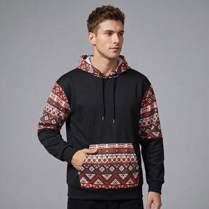 Sudaderas con Capucha de Alta Calidad 100% Algodón, Ropa Urbana para Hombre, Sudadera Valley para Hombre - Product Image 4
