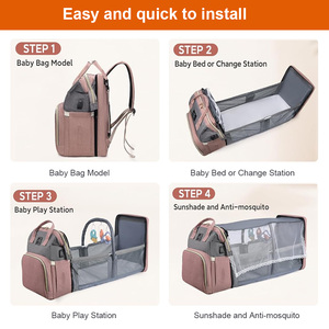 <span class=keywords><strong>Sac</strong></span> <span class=keywords><strong>à</strong></span> <span class=keywords><strong>langer</strong></span> 4 <span class=keywords><strong>en</strong></span> 1 pliable, station de change pour bébé, organisateur, <span class=keywords><strong>sac</strong></span> <span class=keywords><strong>à</strong></span> dos pour les voyages et les sorties - Product Image 5