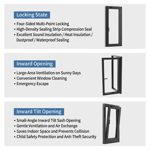 Sistema <span class=keywords><strong>de</strong></span> Puertas y <span class=keywords><strong>Ventanas</strong></span> Abatibles Personalizadas Lolands con Aislamiento Acústico, Diseño Residencial Moderno - Product Image 2