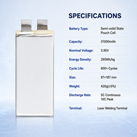 Pin Lithium-ion 3.95V 31000mAh công suất cao cho máy bay không người lái nông nghiệp, pin sạc lại cho máy bay không người lái