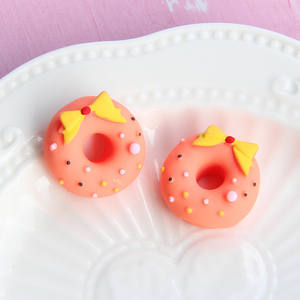 NODA New Slime Charms simpatici imitazione Bowknot Design Cabochon in resina per capelli fai da te - Product Image 3