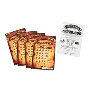 Billets de loterie à languette de haute qualité avec scellage sécurisé, matériaux premium et designs et messages personnalisés - Product Image 4