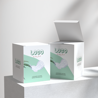 Boîte de papier pour serviettes hygiéniques jetables écologiques Boîte biodégradable volumineuse en coton doux Boîte pour serviettes hygiéniques pour femmes
