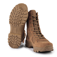 Bottes tactiques pour hommes en daim, semelle en caoutchouc, légères, respirantes, antidérapantes, résistantes à l'usure, pour l'entraînement, le désert, l'été, en plein air