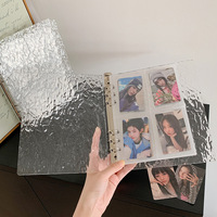 Nouveau cahier en PVC à ondulation d'eau transparente créative bloc-notes à spirale classeurs cahier de reliure à feuilles mobiles A5