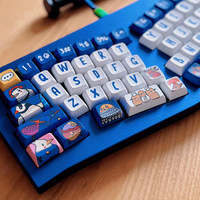 Capuchons de touches colorés style Phénix, profil Cherry/XDA/KCA, PBT Dye Sub pour clavier mécanique avec interrupteurs MX 61/64/68/104