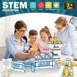 Jinxin Nouveauté : Blocs <span class=keywords><strong>de</strong></span> <span class=keywords><strong>Construction</strong></span> Magnétiques pour Enfants, Base Spatiale, Jouet Éducatif pour 3-6 Ans - Product Image 5