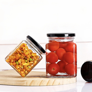 Frascos Cuadrados de Vidrio para Almacenamiento de 100ml-730ml, Impresión Personalizada, Herméticos, Libres de BPA, para Miel, Conservas, Salsas, <span class=keywords><strong>Especias</strong></span>, Nueces - Product Image 4
