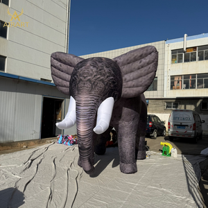 Modèle d'éléphant sauvage gonflable <span class=keywords><strong>de</strong></span> 5 m <span class=keywords><strong>de</strong></span> long pour exposition muséale, accessoire <span class=keywords><strong>de</strong></span> fête pour enfants - Product Image 5