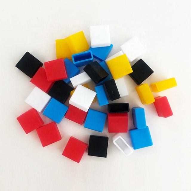 Silicone Rubber USB Plug Cover, Flash Drive Protective Caps for USB Male End, 1000pcs/pack