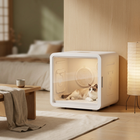 Séchoir pour animaux à faible MOQ avec coupure de surchauffe, double ventilateur, faible vibration, pour la vente au détail en magasin de produits pour animaux hors ligne