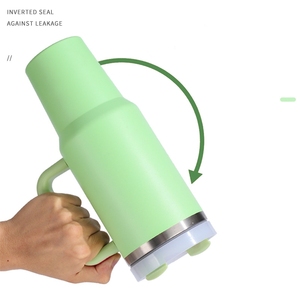 40 <span class=keywords><strong>oz</strong></span> thép không gỉ chân không cách nhiệt Cốc du lịch trà cà phê Mug với rơm nắp và xử lý - Product Image 2