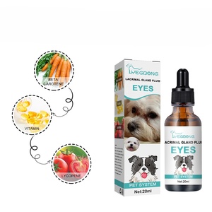 Suero para Glándulas Lacrimales de Perros con Betacaroteno, Vitamina y Licopeno para Eliminar Manchas de Lágrimas y Aclarar los Ojos - Product Image 1
