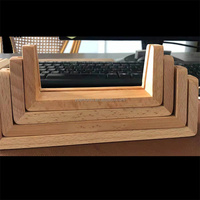 Porte-cartes de visite en bois, Photo, tableau, Support de Menu, présentoirs, Support en bois, décoration de Base, Souvenir, hêtre moderne