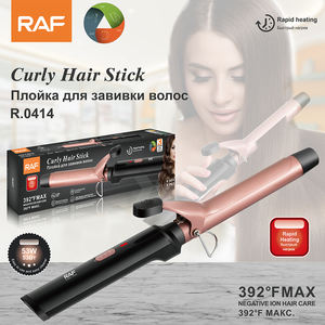 RAF 53W bâton de <span class=keywords><strong>cheveux</strong></span> bouclés professionnel en céramique fer à friser avec soin des ions négatifs chauffage rapide et conception de poignée ergonomique - Product Image 5