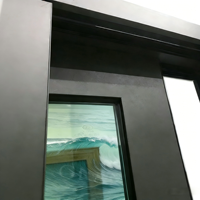 Ventanas Corredizas Horizontales de Aluminio con Doble Acristalamiento para Cocina, Diseño Europeo Moderno