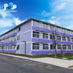 Zhongnan Detachable Custom cheap mobile luxury prefabricated homes modern 2 3 4 storey apartment building tiny container house