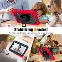 Funda Protectora Resistente para Tablet Redmi Pad 2 de 9.7 Pulgadas con Correa de Mano Giratoria, Soporte y Correa para Hombro
