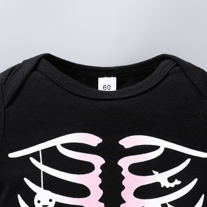 Combinaison à manches longues avec chapeau pour bébé, motif animal de fête de Noël, unisexe, vêtements d'escalade d'automne - Product Image 3