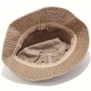 Hot Sale 2025 New Spring <b>Summer</b> Collection Wholesale Washed Cotton Bucket Hat Adult Unisex <b>Flat</b> Top Sun <b>Cap</b> for Beach Outdoor - Product Image 6