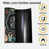 Meilleure vente couvercle magnétique pour lave-vaisselle porte d'entrée couvercle décoratif pour réfrigérateur feuille magnétique autocollant pour machine à laver panneau de réfrigérateur