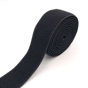 Zwarte Geweven Elastische Band Borstel Lus Elastische Band Voor Kleding Rok Tailleband - Product Image 3