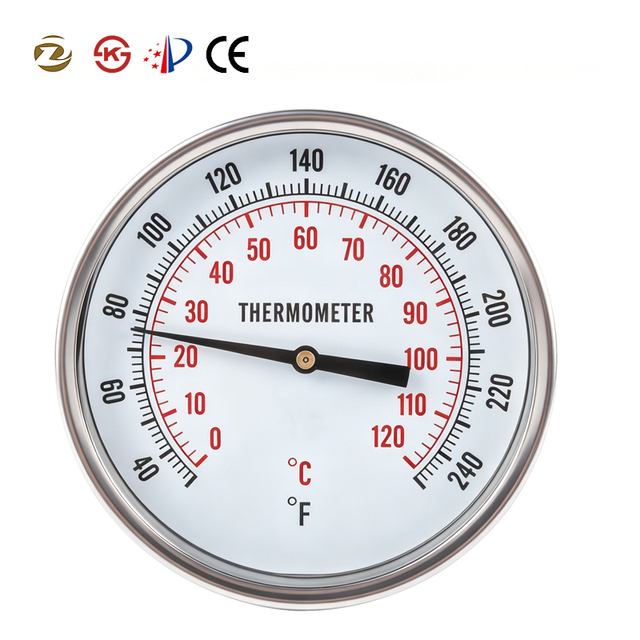 Personalized Industrial Thermometer for Oven 0 to 300°F 3in Dial 1.6 Accuracy Stainless Steel Case for Boiler