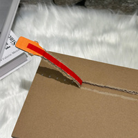 Scatola di Trasporto Rigida con Cerniera Personalizzata, Cartone Ondulato Marrone Kraft con Rivestimento UV, Facile da Aprire, per Spedizioni e Imballaggi