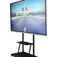 Tableau blanc interactif grand format ultra-large 110 pouces 4K UHD 20 points tactiles IR Android 13 4 Go 32 Go Diffusion sans fil ODM