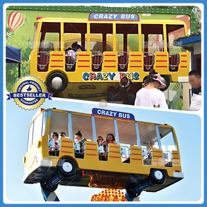 Parque infantil de gran capacidad para 24 personas paseo en autobús loco Mini paseo en Miami duradero - Product Image 5