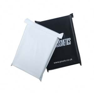 Sac d'expédition logistique express de qualité supérieure, impression par transfert thermique, blanc/noir, logo personnalisé, fabricant de sacs de transport - Product Image 3