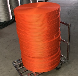 SANBOO Correa de Poliéster Rayada de 50 mm, Naranja, 3T de Resistencia a la Rotura, Correa de Amarre para Carga, para Logística - Product Image 5