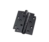 Ensemble de serrures de porte en bois noir mat silencieux avec corps de serrure tubulaire et 3 clés informatisées, accessoires en alliage de zinc, Euro GRADE 2