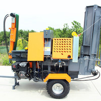 Processeur de séparateur de bois de chauffage diesel 20T 600 mm avec lame de scie circulaire