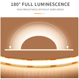 FOB <strong>COB</strong> 608/624Leds/m Flexible <strong>Led</strong> Lights RA90 2700K to 6500K <strong>Linear</strong> Dimmable <strong>COB</strong> CCT <strong>LED</strong> Strip Light DC24V