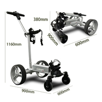 Chariot de golf électrique tout-terrain Icango Caddy G1 2026 avec batterie au lithium longue durée pour 36 trous et télécommande 70M