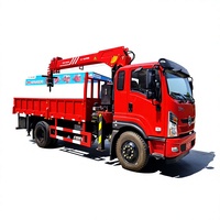Grue mobile montée sur camion, contrôle précis, grande capacité pour les travaux de construction et d'infrastructure