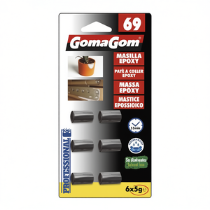 Masilla Epoxi Impermeable Sensible a la Presión GomaGom 6x5g, Kit de Reparación Industrial Profesional - Product Image 2
