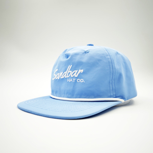 Casquette de baseball sportive vierge à 5 panneaux, style Richardson 256, avec visière plate carrée, logo personnalisé, fermeture snapback et cordon, vente en gros OEM ODM - Product Image 4