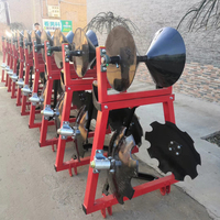 Charrue à disques montée sur tracteur, double disque, pour le labourage et le buttage agricole, équipement multifonctionnel à haute productivité
