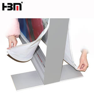 Panneau lumineux double face en textile, boîte à lumière <span class=keywords><strong>de</strong></span> 80 mm <span class=keywords><strong>de</strong></span> profondeur, installation suspendue pour la publicité sur les sites Web - Product Image 2