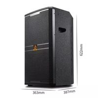 Système de sonorisation professionnel pour scène et conférence SHILE BM12 Series S62, kit d'enceintes/amplificateur de salle de classe et console de contrôle DJ