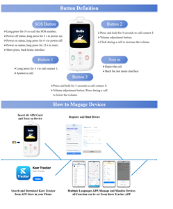 Téléphone intelligent 4G pour enfants <span class=keywords><strong>avec</strong></span> bouton SOS, clôture électronique, localisateur, carte d'identité à une touche, application de contrôle à distance - Product Image 3
